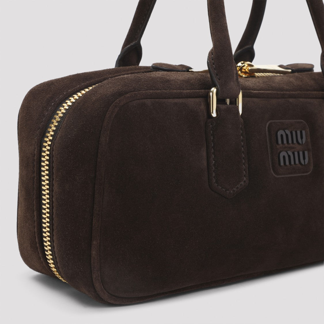 Miu Miu Suede Calf Leather Handbag
