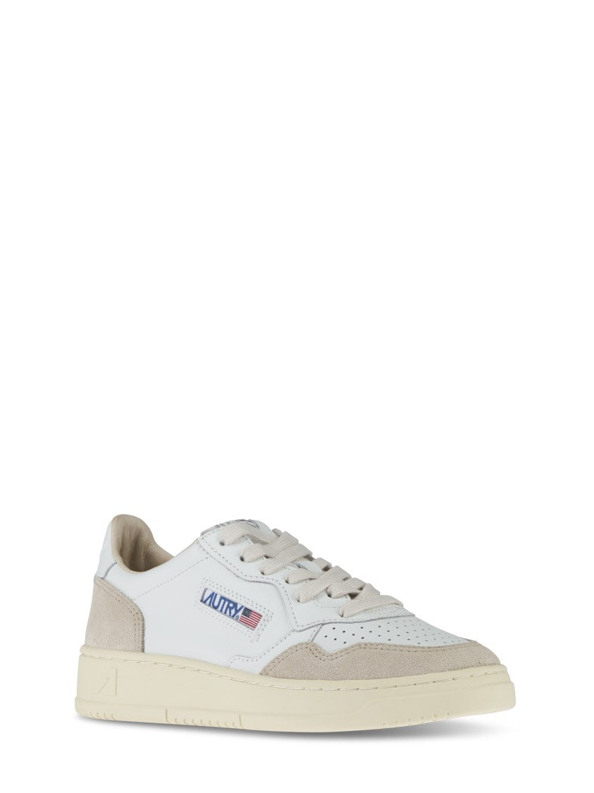 Autry Low-Top Sneakers With Smooth Leather And Suede Accents