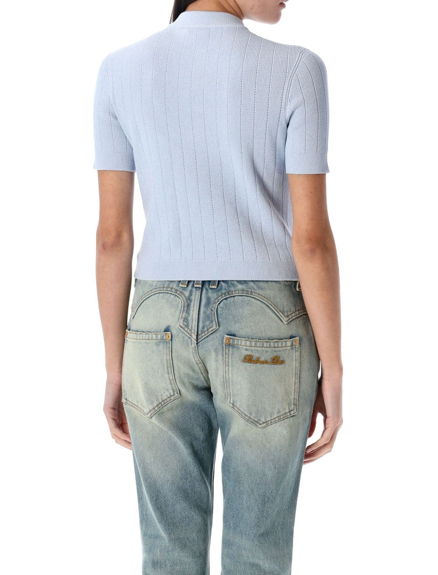 Balmain Knit Mc Btn Sweaters