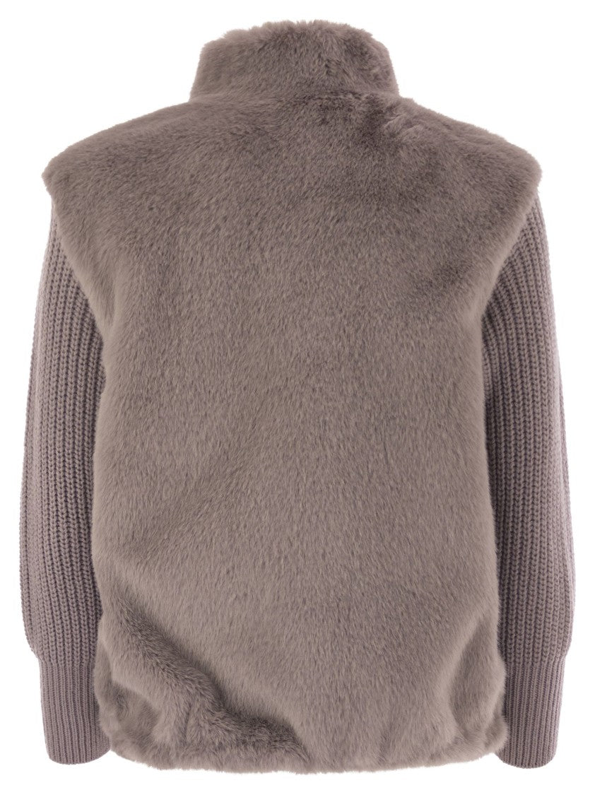 Herno Faux Fur Jacket