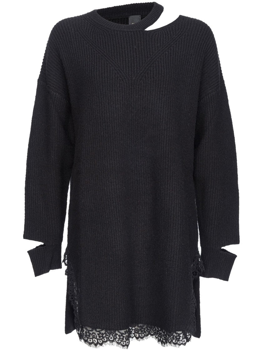 Pinko Midi Dress With Ribbed Texture