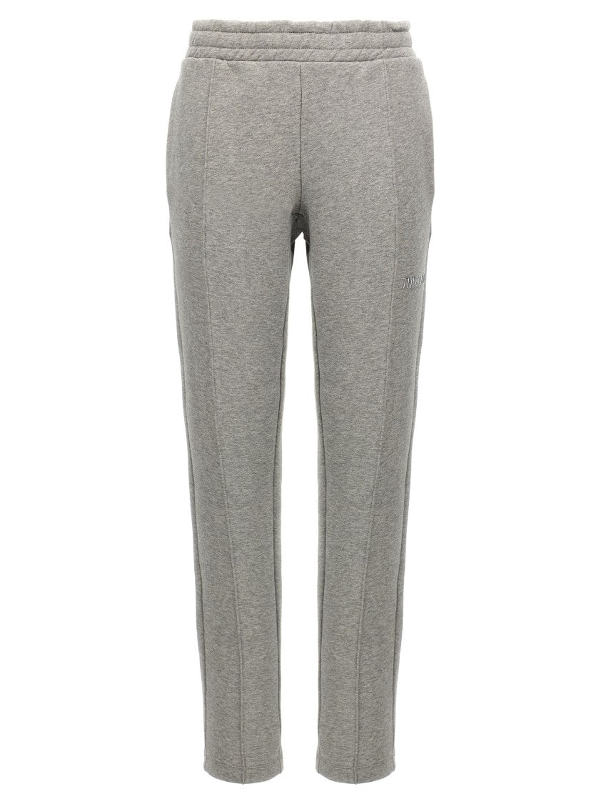 The Attico Embossed Logo Joggers In Soft American Fleece