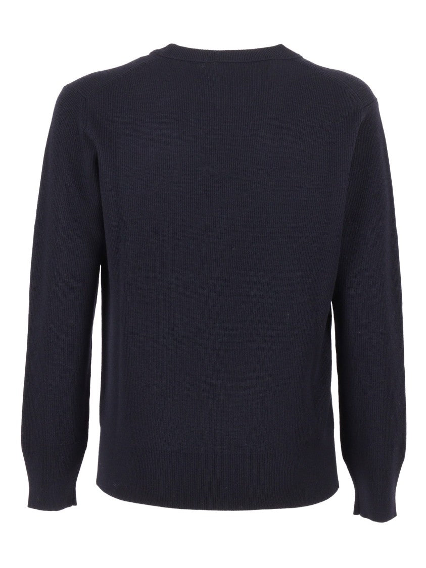 Kangra Cashmere Reverse Corncob Stitch Crewneck Sweater