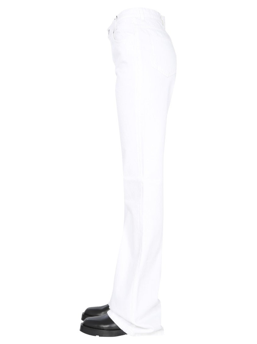 Raf Simons High-Waist Flared Jeans With Five-Pocket Design