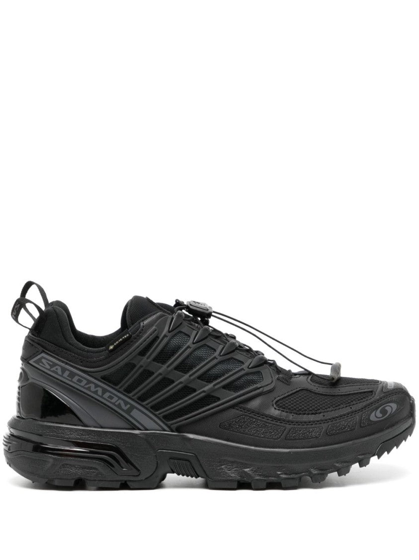 Salomon Gore-Tex® Black Sneakers With Padded Ankle Support And Toggle Fastening