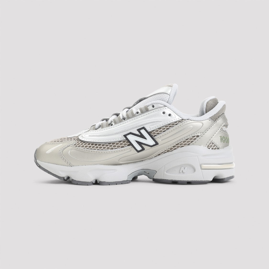New Balance 1000 Silver Leather Sneakers