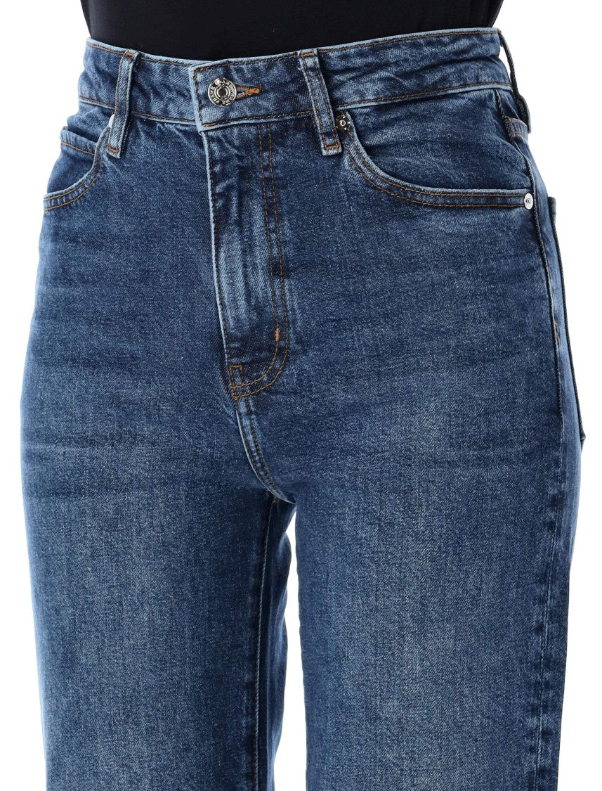 Frame Classic Straight-Leg Jeans With Mid-Rise Waist