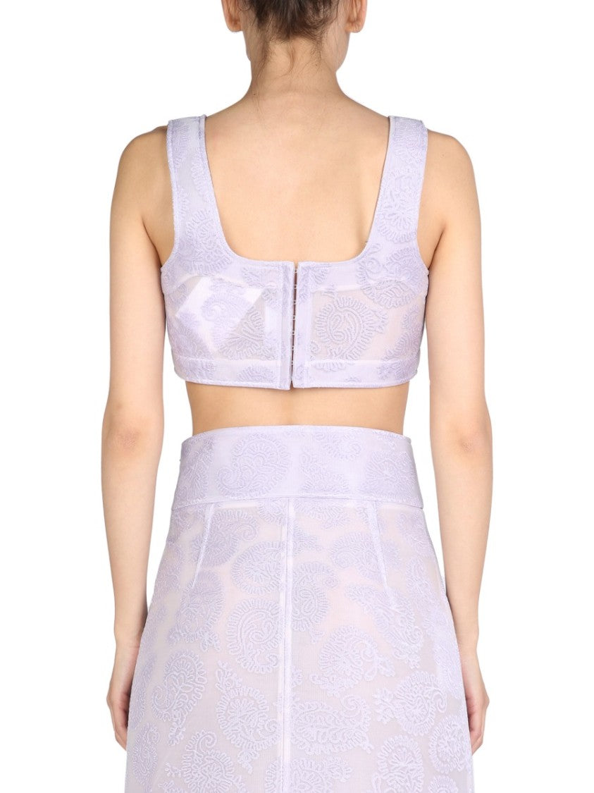 Jil Sander Embroidery Top