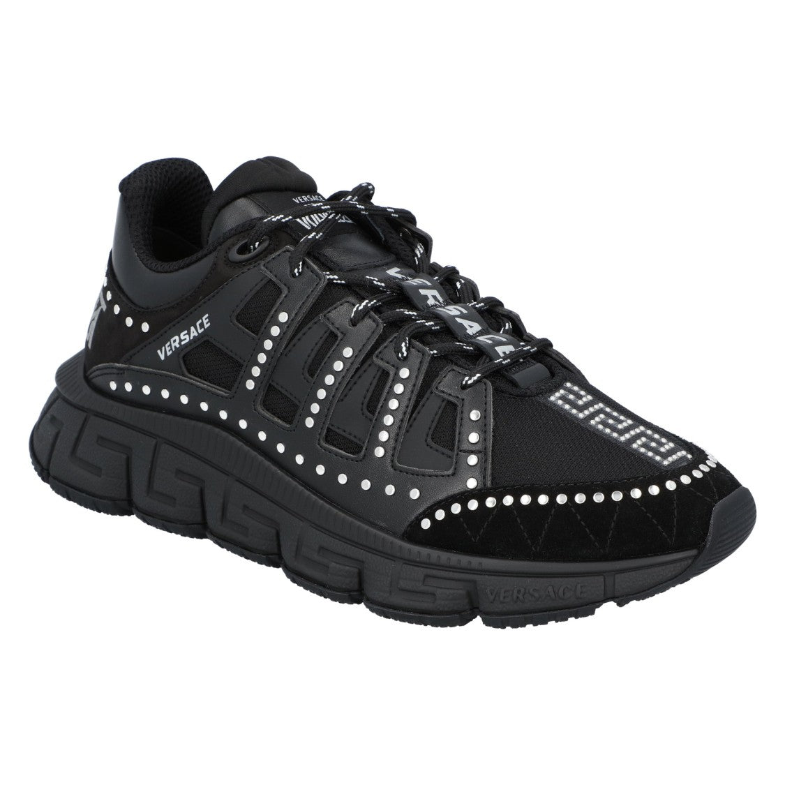 Versace Trigreca Sneaker Studs
