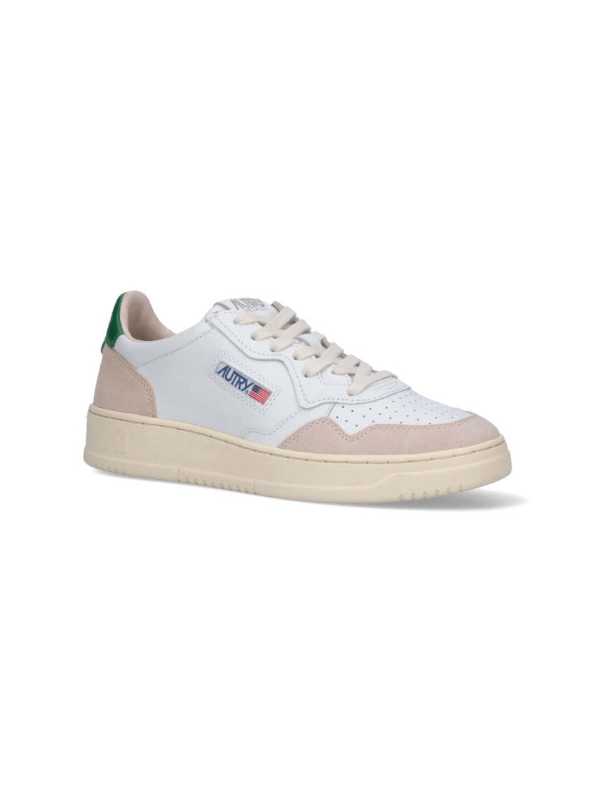 Autry Low-Top Sneakers With Leather And Suede Accents