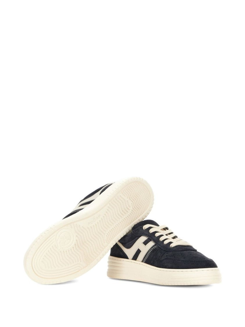 Hogan Midnight Blue Suede Sneakers