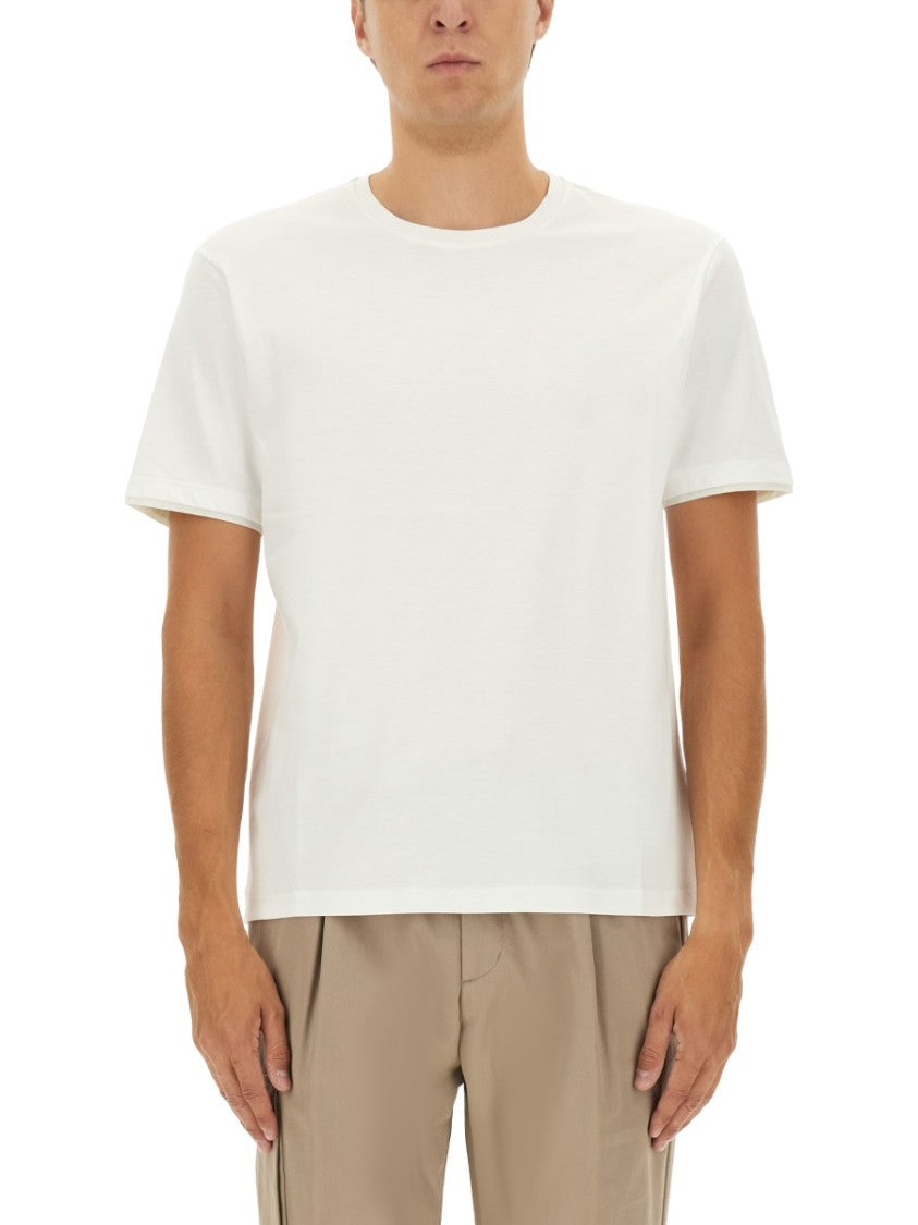 Herno Essential White Cotton T-Shirt