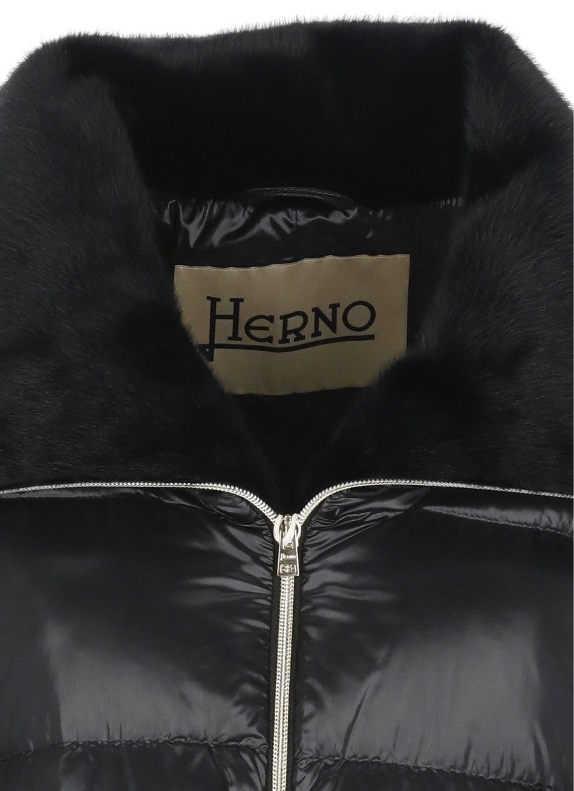 Herno Long Quilted Down Jacket