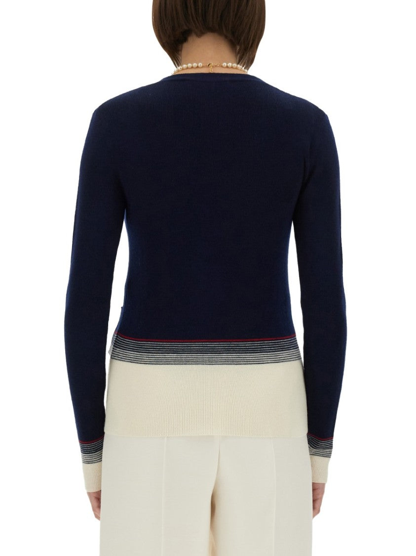 Valentino Slim-Fit Virgin Wool Cardigan