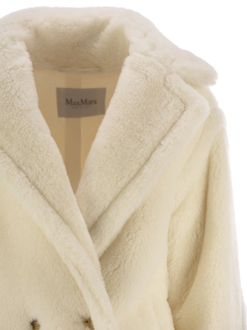 Max Mara Olga - Teddy Bear Icon Coat Short In Alpaca And Wool