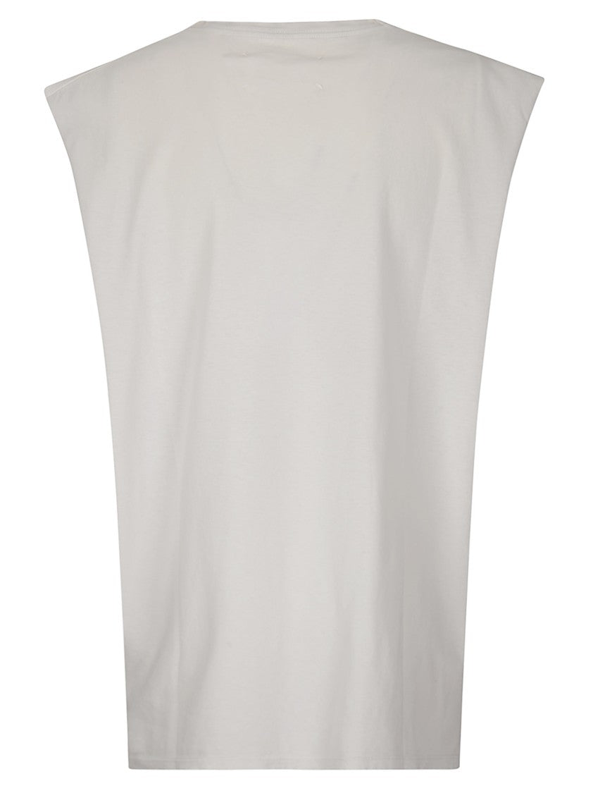 Maison Margiela Distressed Cotton Tank Top
