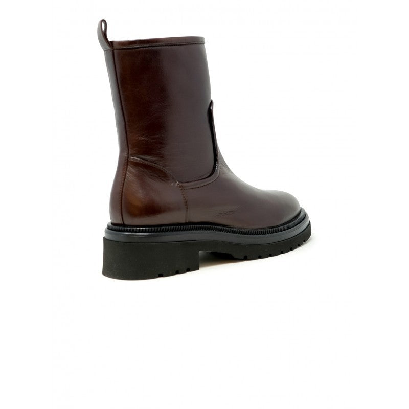 Mara Bini T214 Hester Coffee Brown Leather Ankle Boots