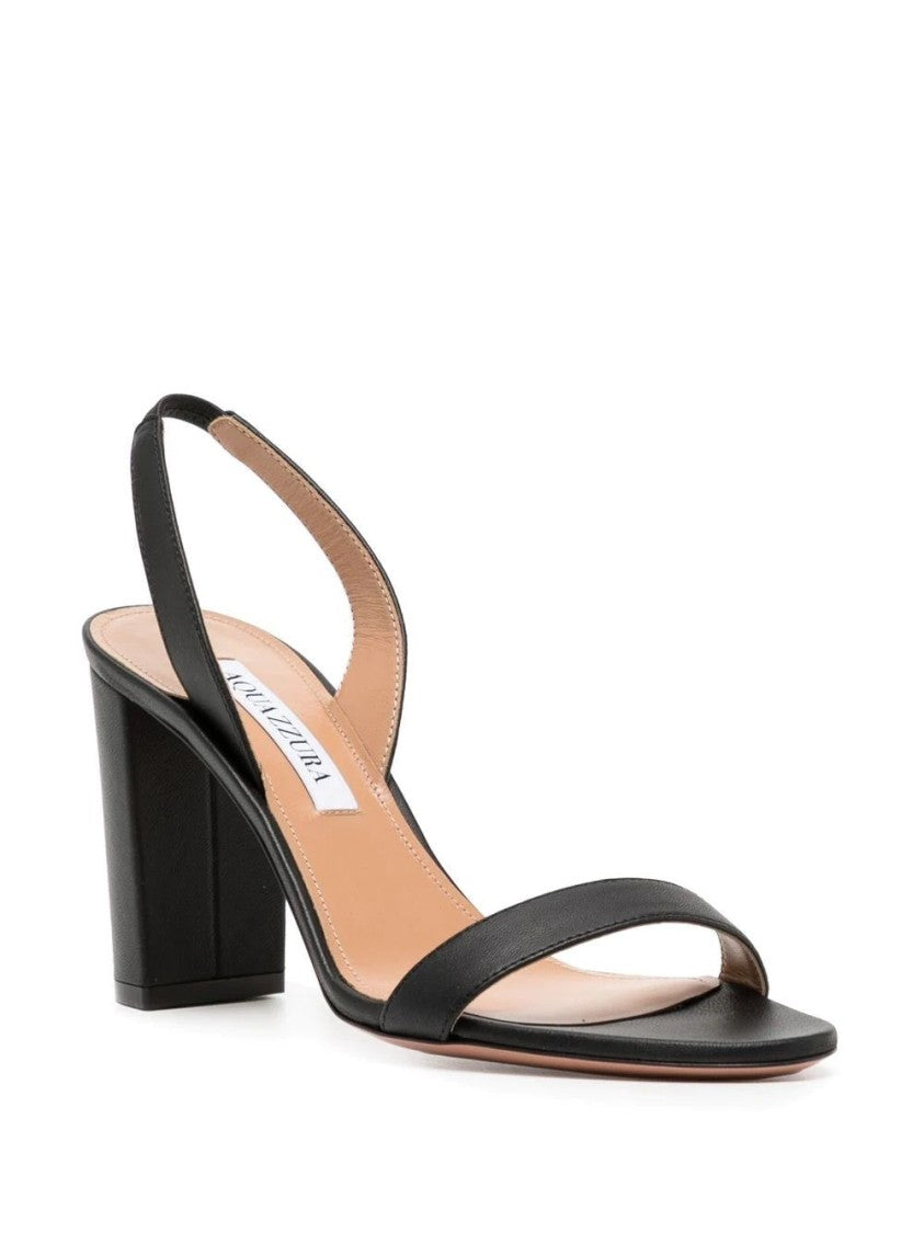 Aquazzura So Nude Block Sandal 85