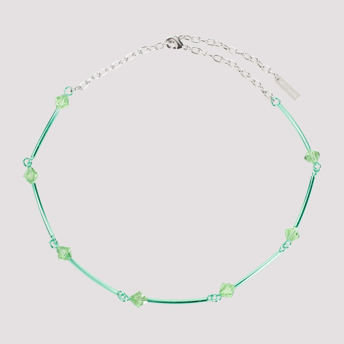 Hugo Kreit Chasparmin Spark Chain Mint Brass Necklace