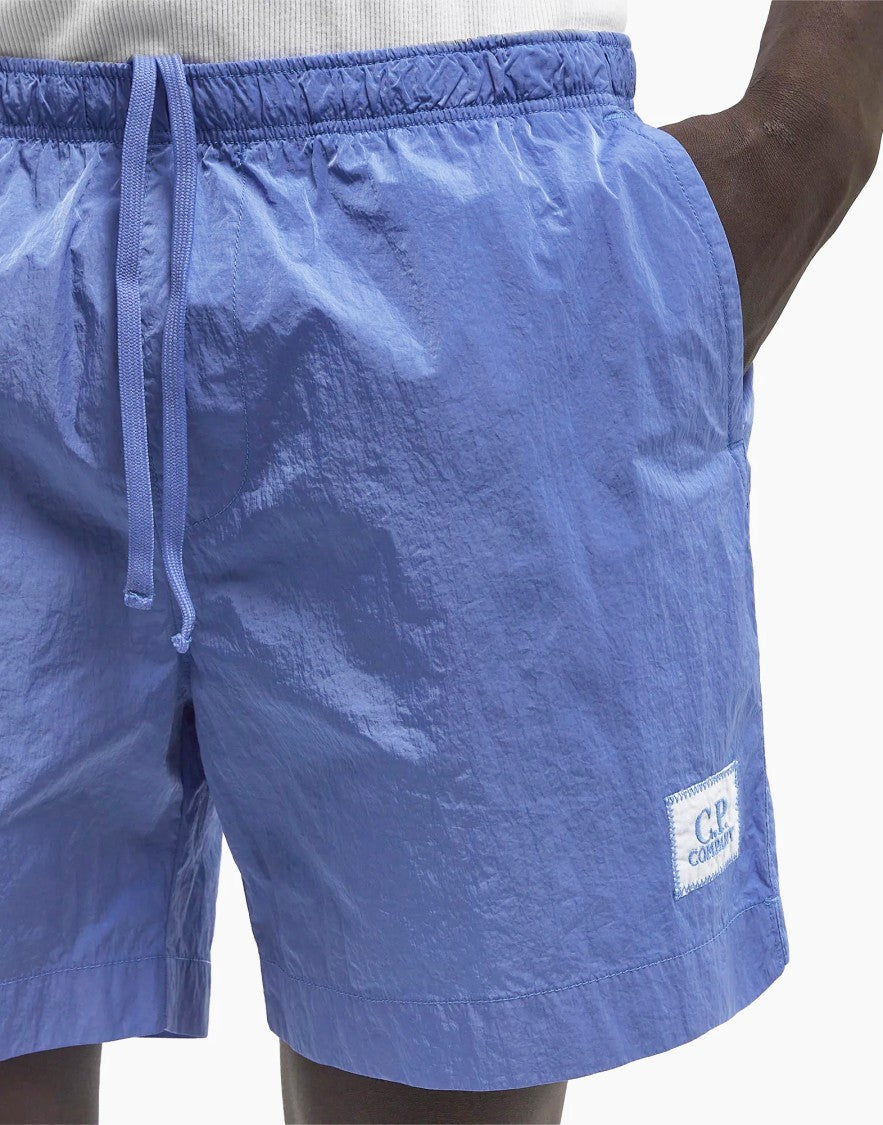 C.P. Company Eco-Chrome R Logo Swim Shorts