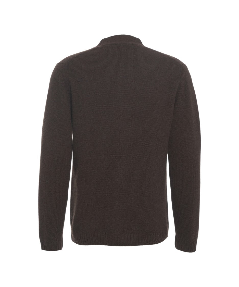 Daniele Fiesoli Classic V-Neck Cardigan In Rich Cashmere