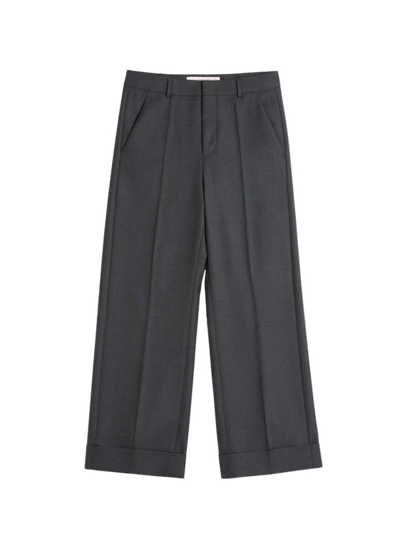 Valentino Pantalone | Collection | Melange Wool Gabardine