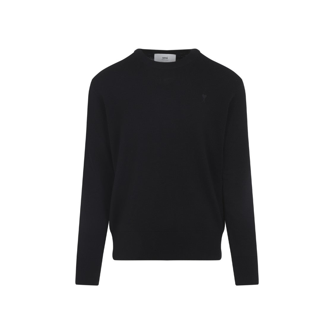 Ami Adc Black Wool Sweater
