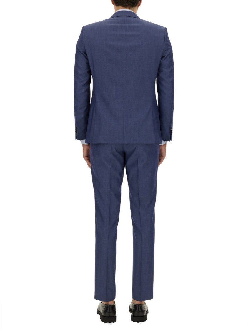 Boss Blue Tailored Slim Fit Suit
