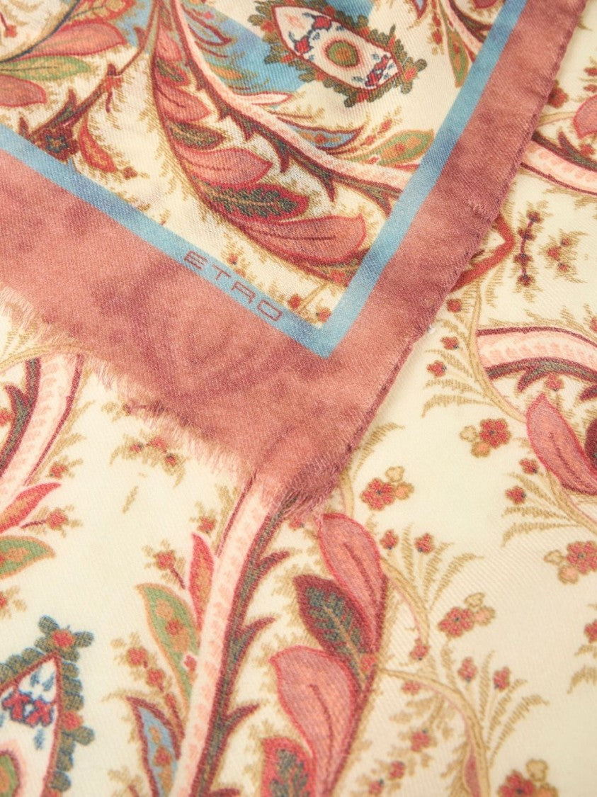 Etro Paisley And Floral Pattern Scarf