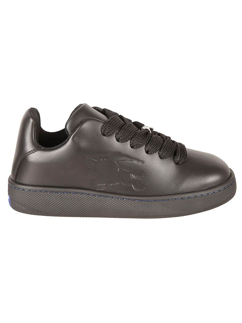 Burberry Black Sneakers With Textured Rubber Sole