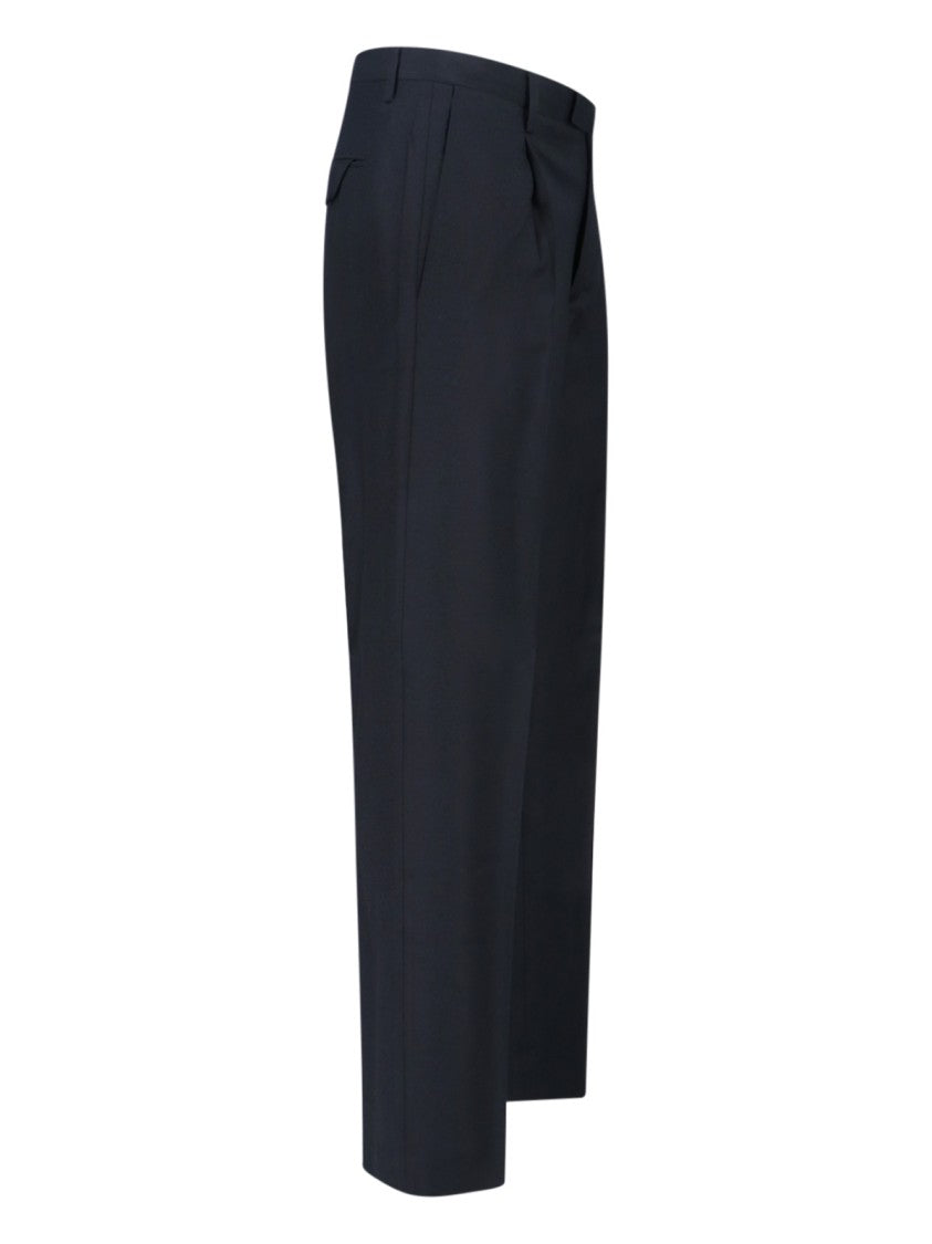 Briglia Tailored Black Trousers With Classic Fit And Minimalist Design