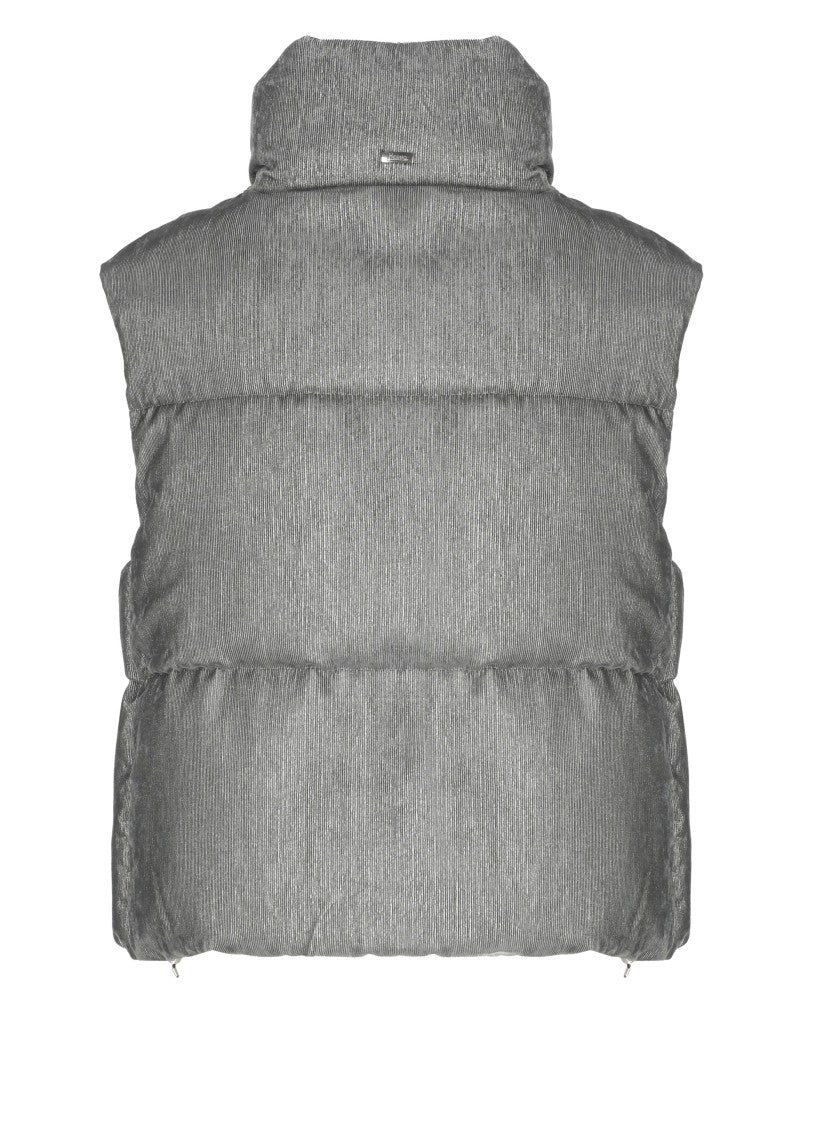Herno Velvet Quilted Sleeveless Jacket