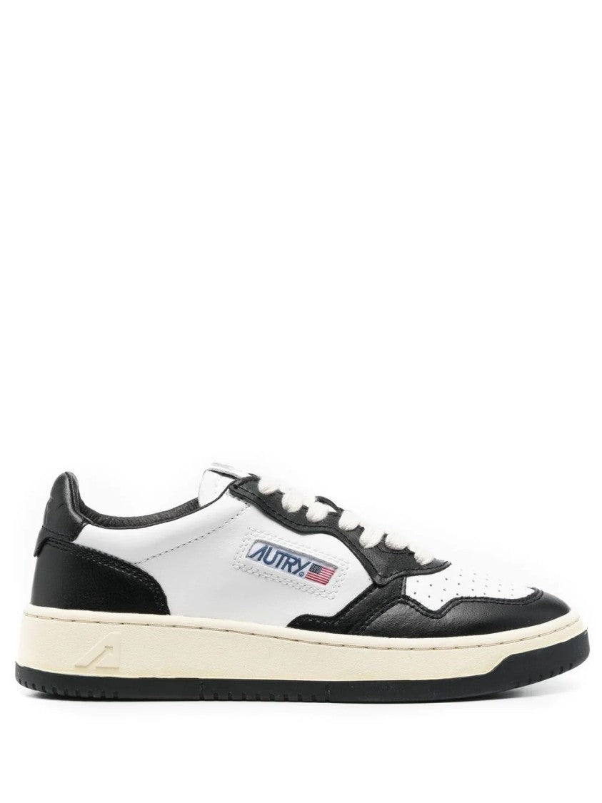 Autry Classic White Sneakers With Leather Detailing