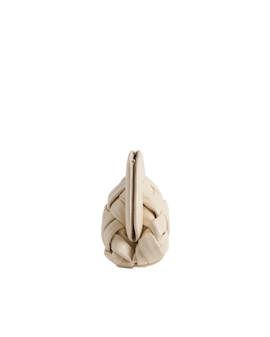Themoirè Tia Weaved Shell Handbag