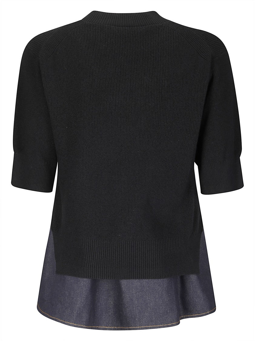 Sacai Denim X Knit Sweater