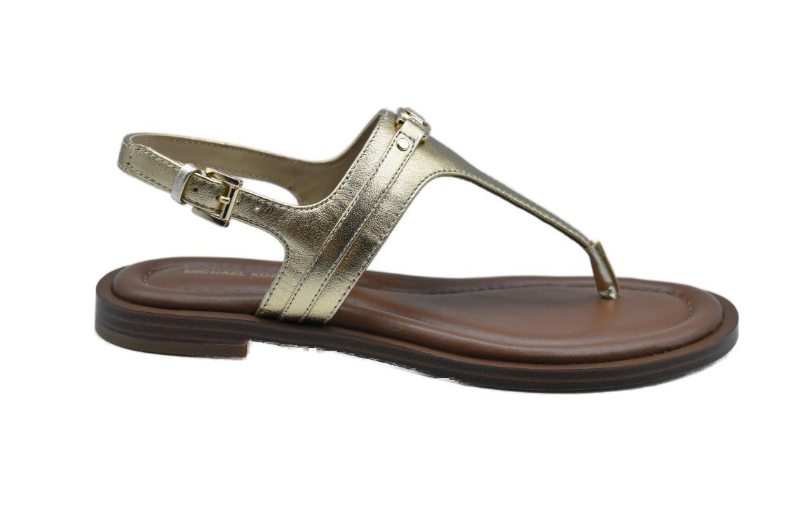 Michael Kors Golden Laced Shoes With Thong Silhouette