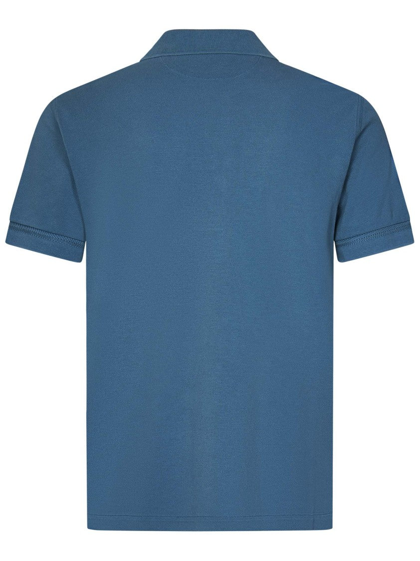 Tom Ford Faded Blue Polo Shirt With Classic Collar