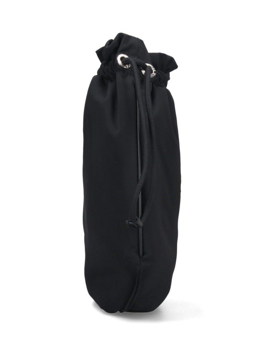 Vivienne Westwood Drawstring Bucket Bag With Silver-Tone Logo And Adjustable Strap