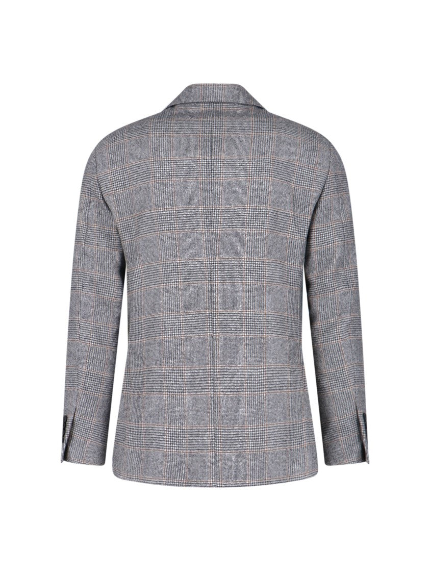 Lardini Single-Breasted Blazer – Grey