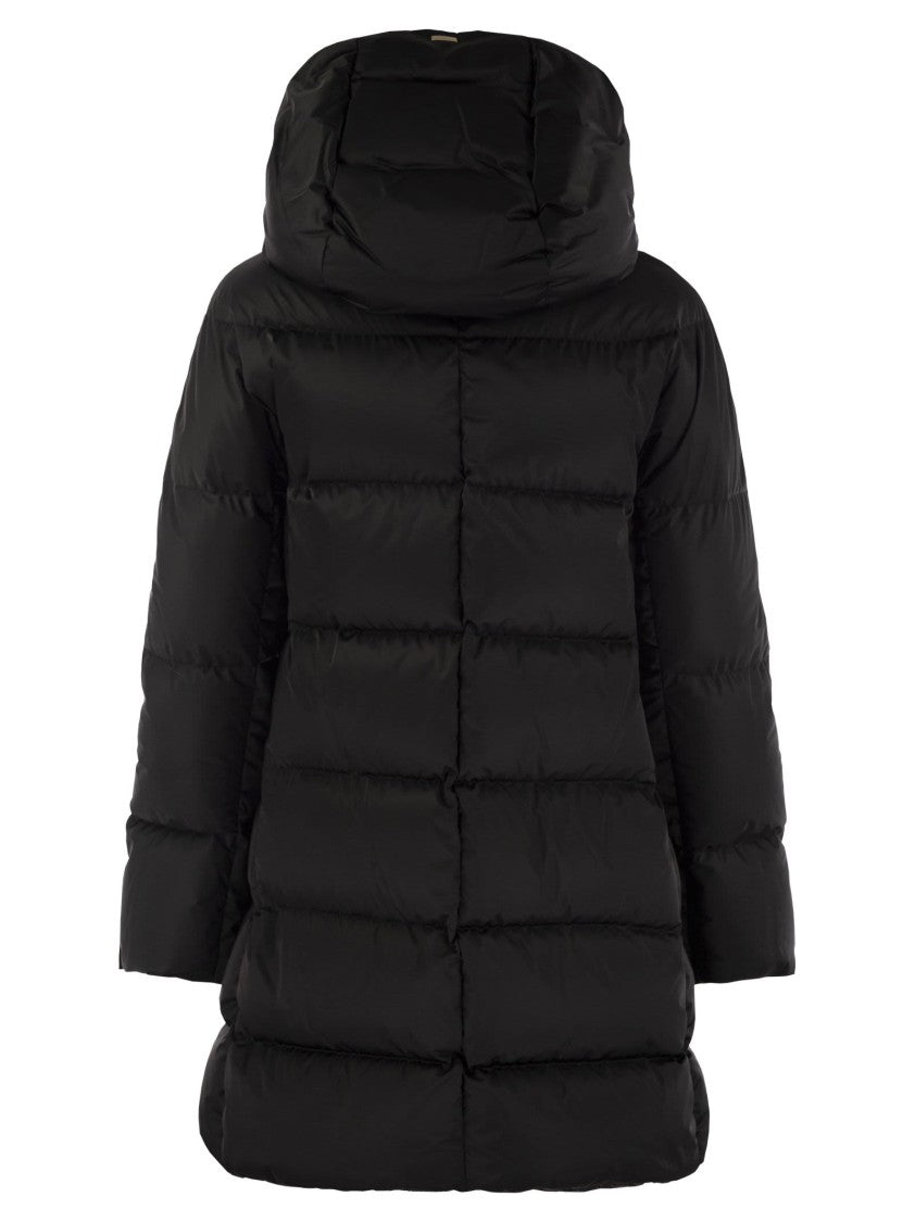 Herno A-Shape Down Jacket With Hood