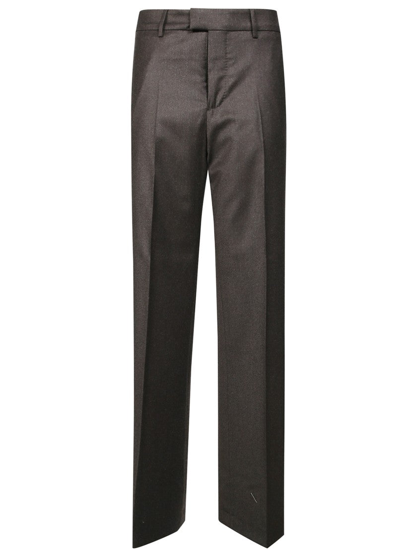 Berwich Wide-Leg Straight-Leg Cashmere Wool Trousers