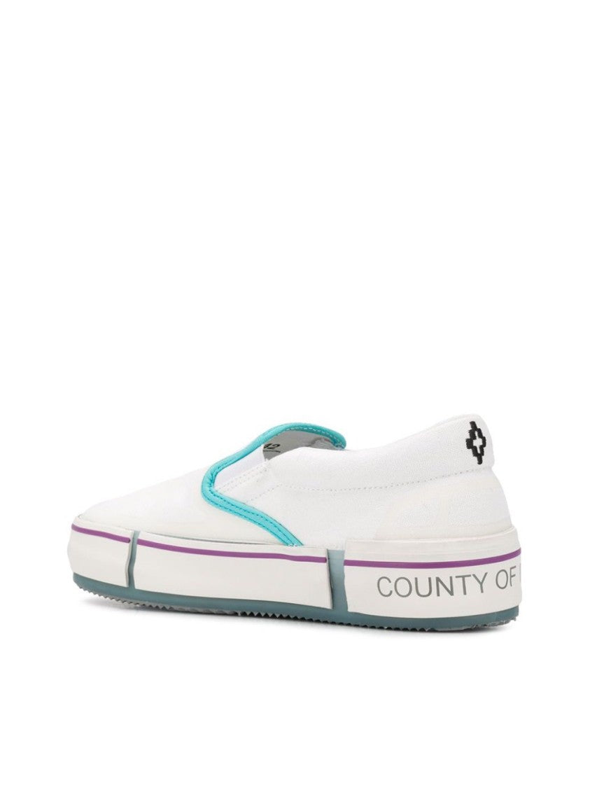 Marcelo Burlon Cross Vulcanized Slip-On Sneakers