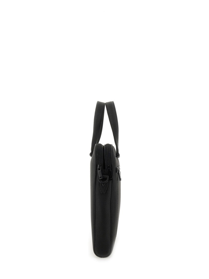 Ferragamo Structured Leather Business Bag