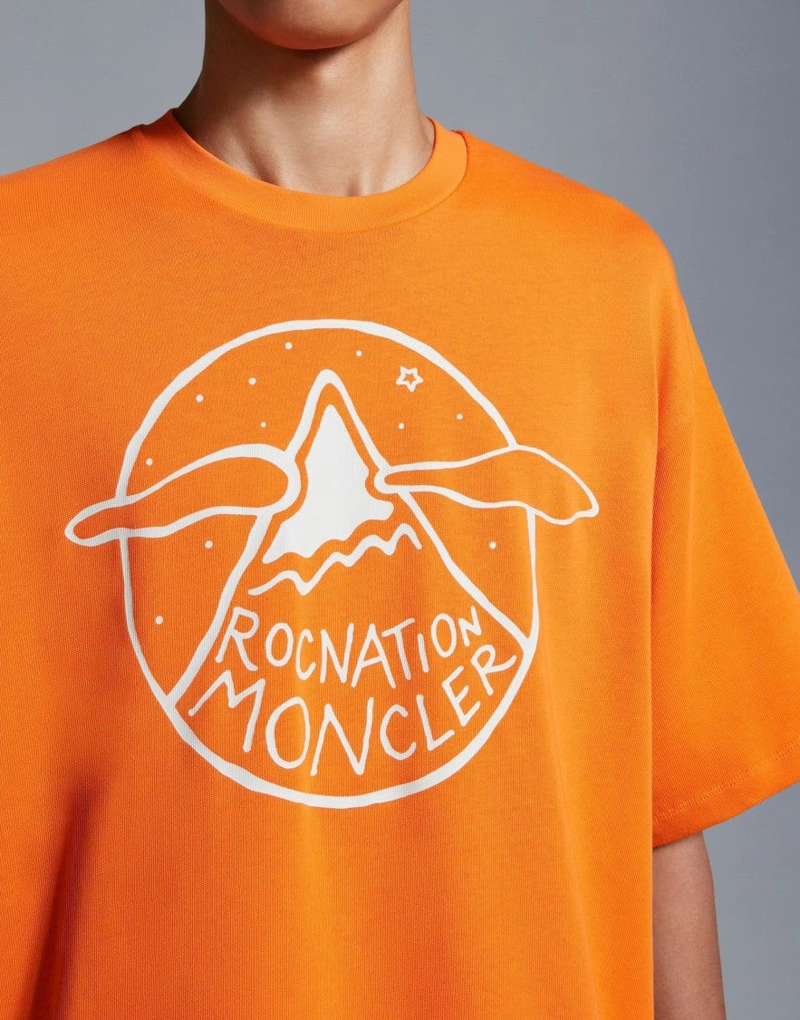 Moncler Nation Jay-Z Logo Over Crop T-Shirt