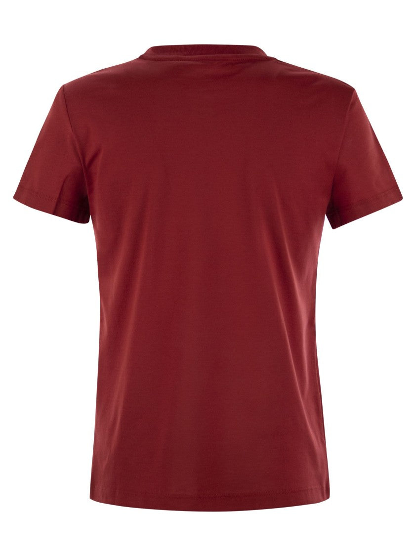 Max Mara Nunzio - Short-Sleeved T-Shirt With Pocket And Embroidery