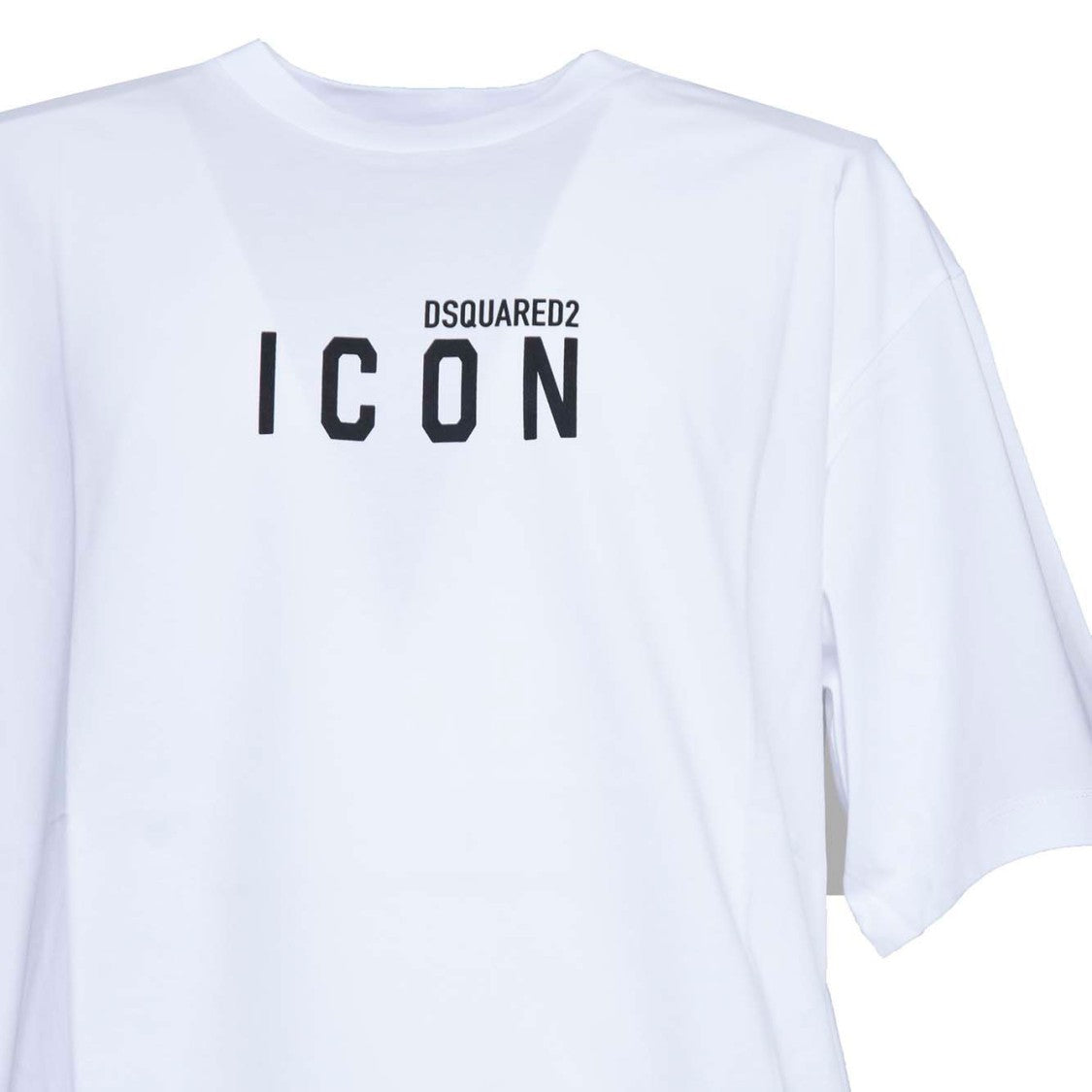 Dsquared2 Loose-Fit White Icon Cotton T-Shirt