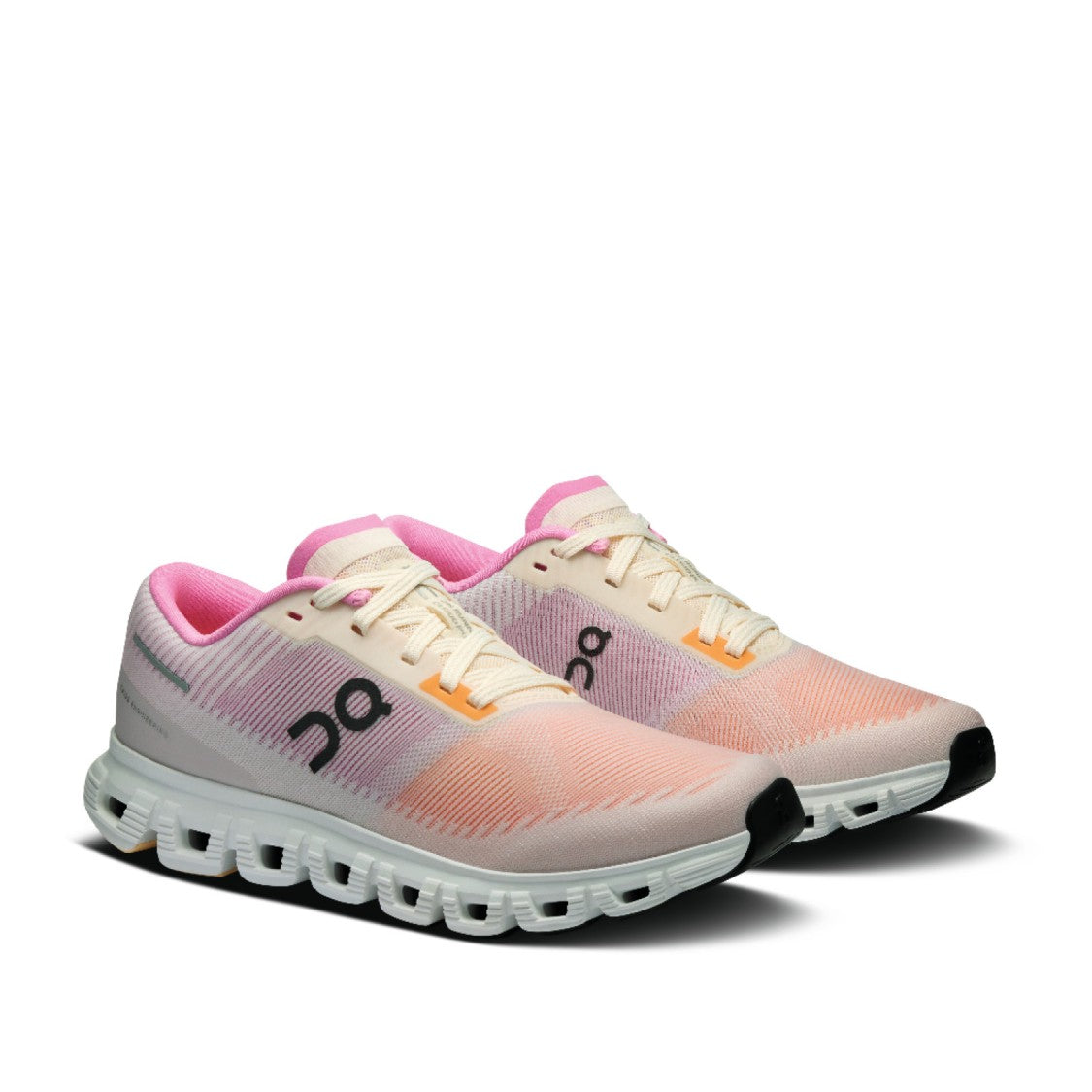On Vibrant Gradient Sneakers With Cushioned Sole