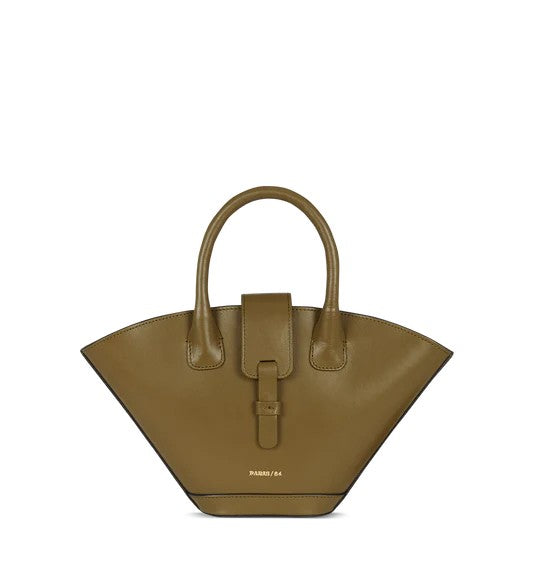 Paris64 Mini Lumière Green Leather Tote Bag
