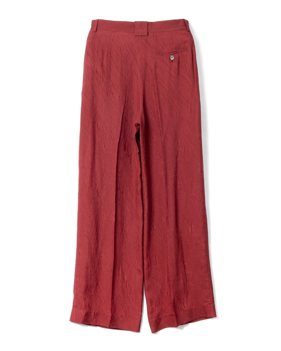 Lanvin Textured Weave Wide-Leg Pants