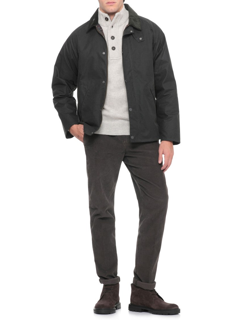 Barbour Tracker Jacket With Corduroy Collar